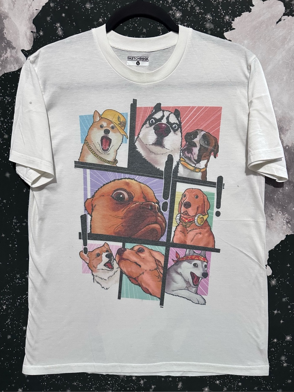 Oh My Dog! Sketchbook Series Comic Style Shirt